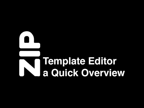 ZIP Recipes Template Editor