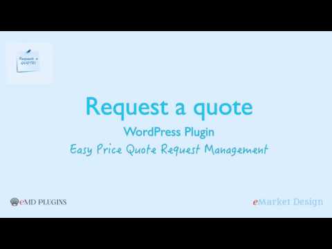 Request A Quote WordPress Plugin - Easy Price Quote Request Management