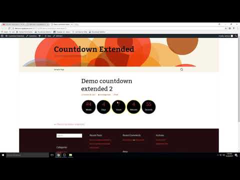 WordPress Countdown - Extended Version
