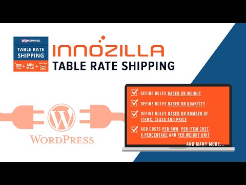 Innozilla Table Rate Shipping WooCommerce Plugin for WordPress - (2024)