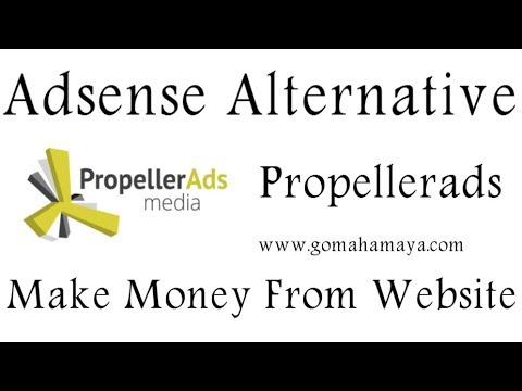 Adsense Alternative Propellerads Make Money From Website Traffic