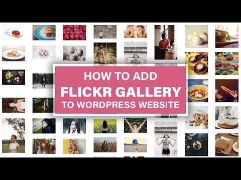 How To Add Flickr Gallery On WordPress Website - Album Gallery Photostream Profile For Flickr
