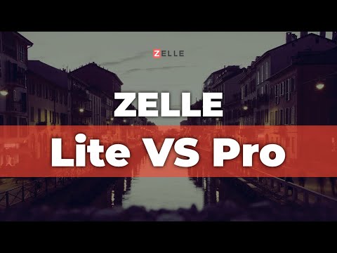 Zelle Lite Vs PRO: Extra Features To Make Your Website AWESOME