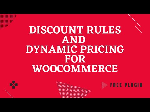 WooCommerce Dynamic Pricing and Discounts Free Plugin (2021 Tutorial)