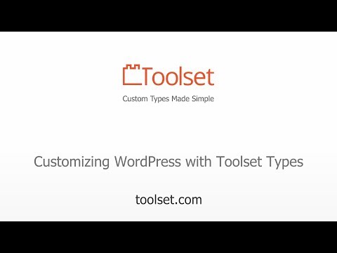 Toolset Types Intro