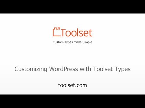Toolset Types Intro