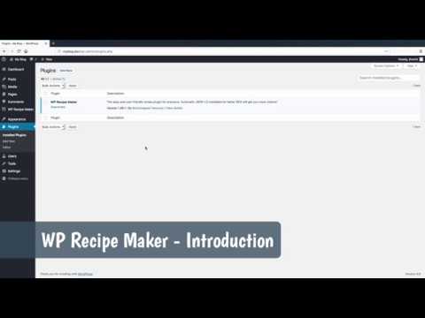 WP Recipe Maker - Introduction