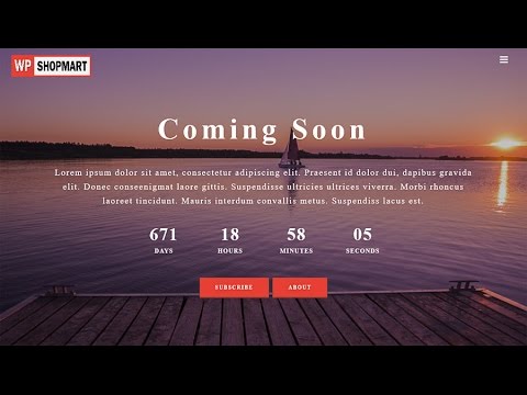 Responsive Coming Soon Plugin Installation On WordPress