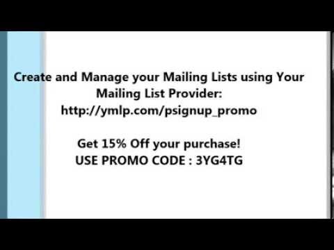 YMLP : Create and Manage your Email Marketing and Mailing Lists