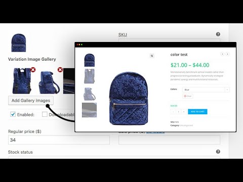 How To Set Up WooCommerce Additional Variation Images Plugin to Upload Extra image Per Variation