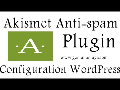 Akismet Anti-spam Plugin Settings 2018