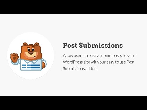 Post Submissions Addon