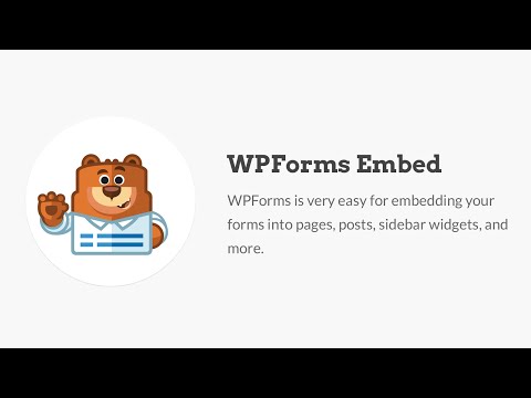 WPForms Embed Feature