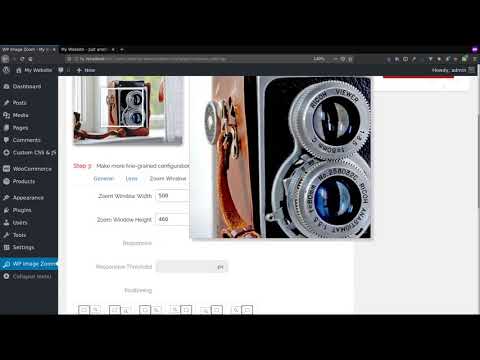 WP Image Zoom plugin