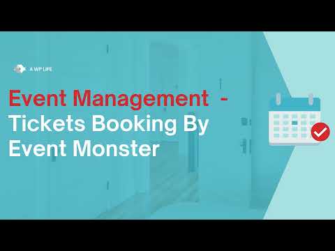 How To Use Event Monster WordPress plugin