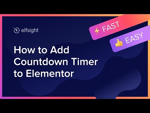 How to Add Countdown Timer to Elementor