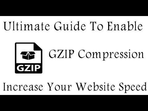 How To Enable Gzip Compression Using .htacess