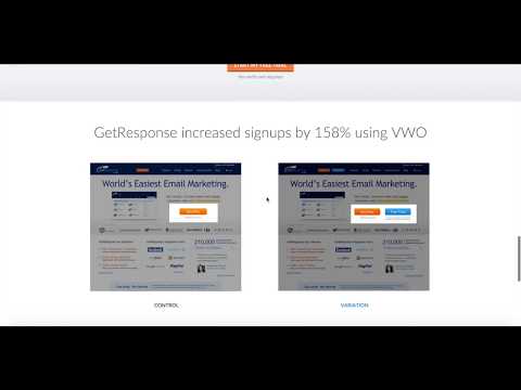 How to create an A/B test using VWO