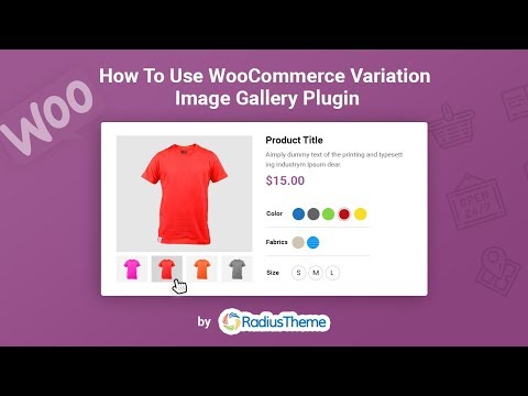 How to use WooCommerce variation images gallery