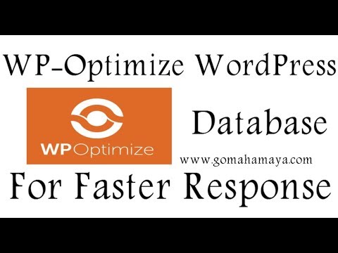 Wp Optimize Plugin | Optimize Database For Faster Response In WordPress Website