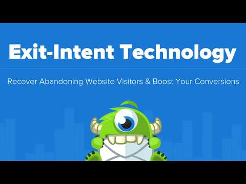 OptinMonster Exit-Intent Technology - Convert Abandoning Visitors into Subscribers and Customers