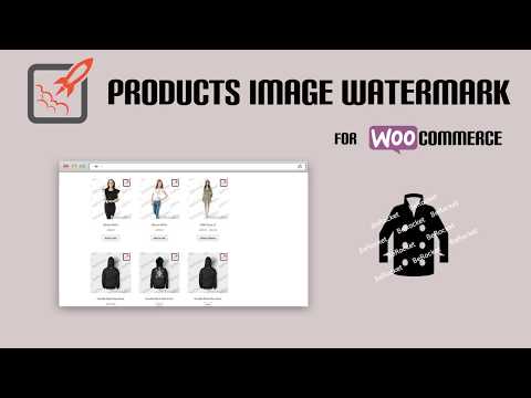 WOOCOMMERCE PRODUCTS IMAGE WATERMARK