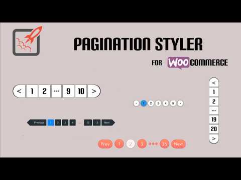 WOOCOMMERCE PAGINATION STYLER