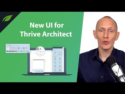 New UI in the Thrive Architect Page Builder Plugin for WordPress