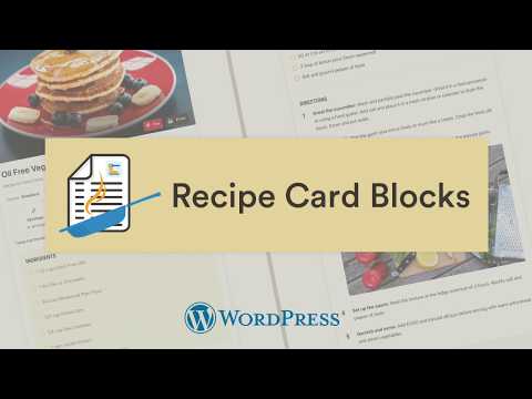 Recipe Card Blocks by WPZOOM