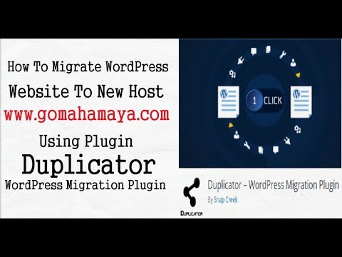 How To Migrate WordPress Website To New Host | Duplicator WordPress Plugin Tutorials