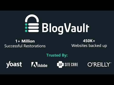 BlogVault Setup and Overview
