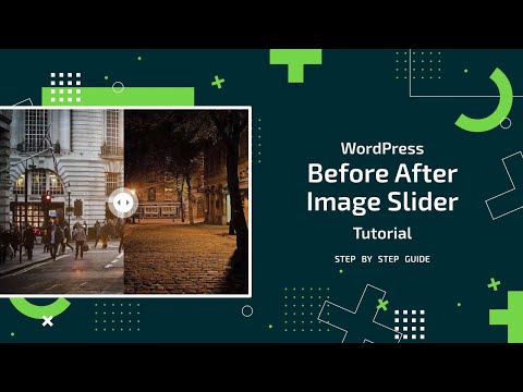 How to add a Before - After Slider in WordPress | Before After Image Slider Plugin Tutorial