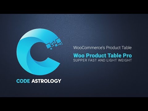 WooCommerce&#039;s Product Table - Woo Product Table Pro - Supper fast and Light weight