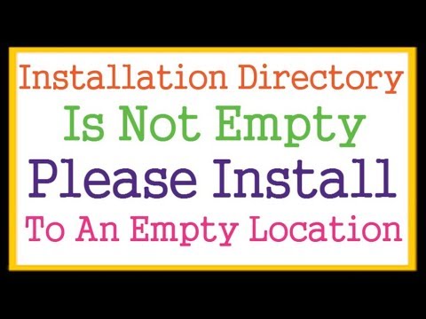 Installation Directory Is Not Empty Please Install To An Empty Location WordPress Error