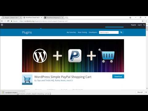 WordPress Simple Shopping Cart Plugin Usage