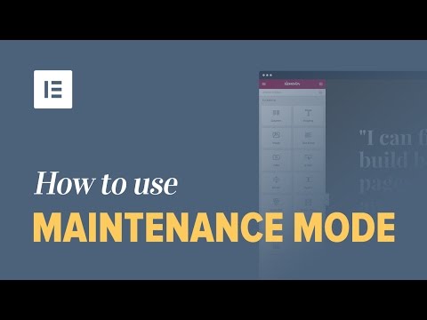 How to Put Maintenance Mode on WordPress with Elementor (No Other Plugin Needed)