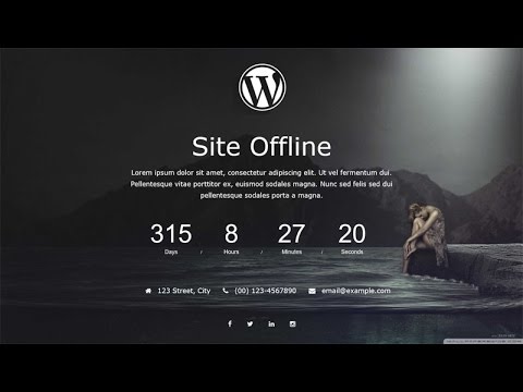 site offline plugin wordpress