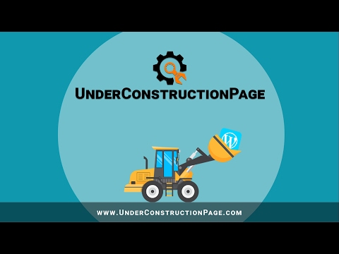 Under Construction Page plugin for WordPress (free)