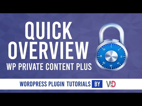 Quick Overview of WP Private Content Plus WordPress Plugin