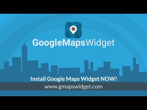Google Maps Widget plugin for WordPress