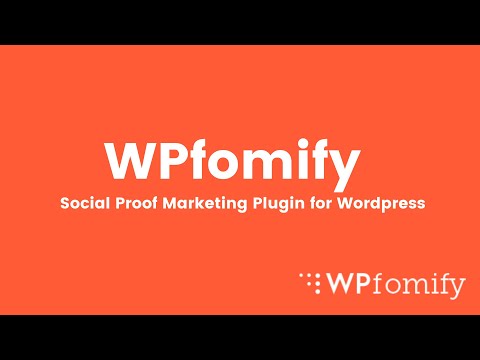 Introduction to WPfomify