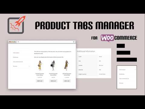 WOOCOMMERCE PRODUCT TABS MANAGER