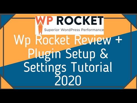 Wp Rocket Review + Plugin Setup And Settings Tutorial 2020