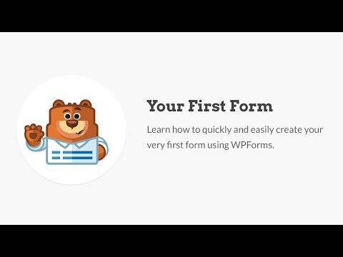How to Create Your First Form