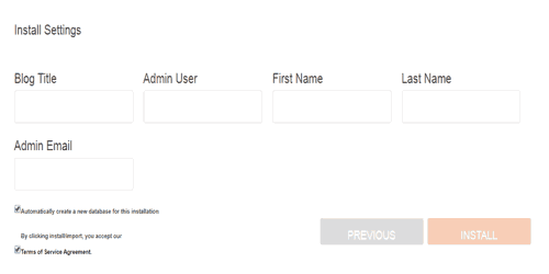 hostgator wordpress installation setup