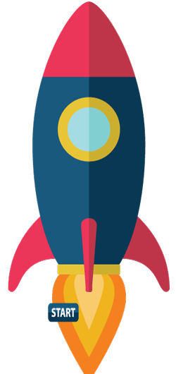 Animated-rocket Animated rocket