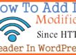 How To Add If Modified Since HTTP Header In Your WordPress website