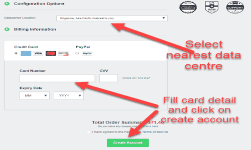 fastcomet billing information