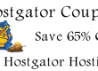Hostgator Coupon save 65% off on Hostgator Hosting
