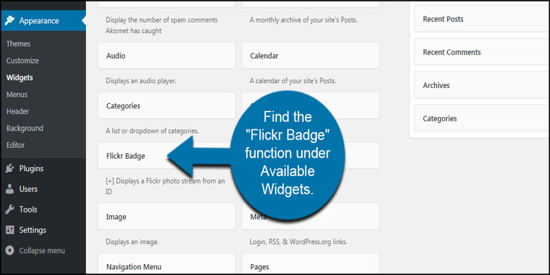 Flickr Badge Widget